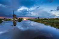 Storm bij Kinderdijk van Sander Poppe thumbnail