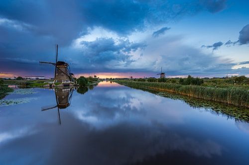 Tempête à Kinderdijk sur Sander Poppe