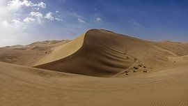 Wüstenlandschaft in Dunhuang, China von Imageditor