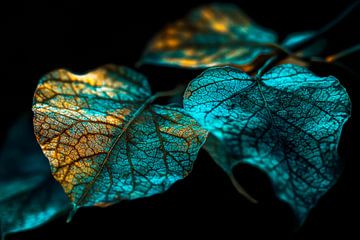 Shiny leaves in the dark by Poster Art Shop
