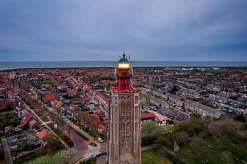 Vuurtoren Westkapelle Nederland van MSP Canvas