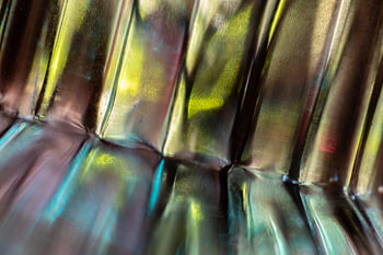 Kleurrijk Glas Groen Turquoise