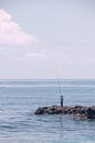 Fischer am Meer in Lombok von Mickéle Godderis Miniaturansicht