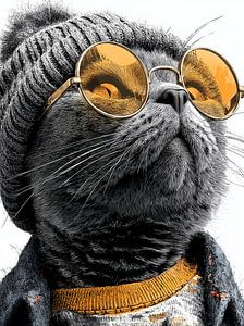 Hipster Cat 16