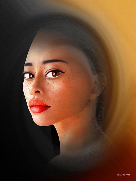 Yin by Ton van Hummel (Alias HUVANTO)