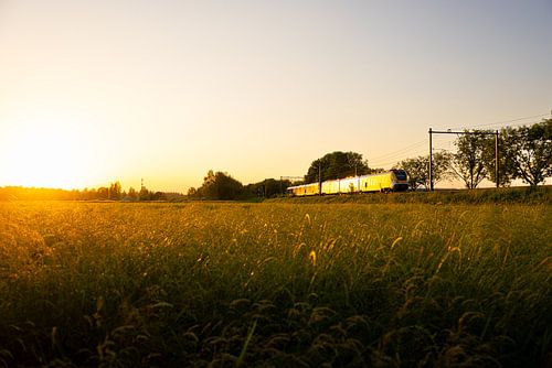 An NS Sprinter on the Gooi line near Baarn by Stefan Verkerk fotografie