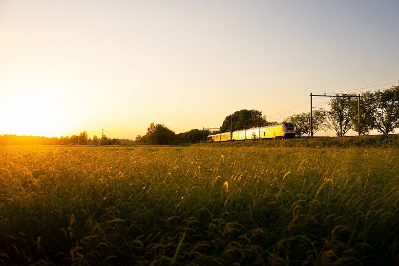 An NS Sprinter on the Gooi line near Baarn by Stefan Verkerk fotografie