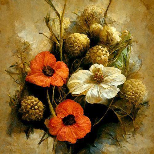 Fleurs de style vintage