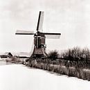 Moulin dans le polder par Rob van der Teen Aperçu