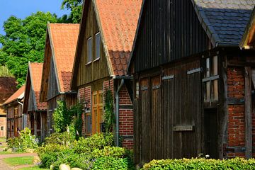 Ahlden's Historic Barn District by Gisela Scheffbuch