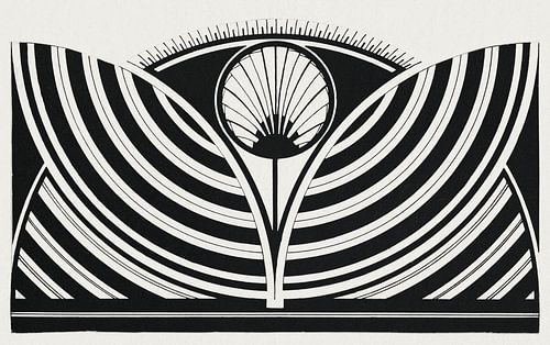 Samuel Jessurun de Mesquita, Gestileerd bloemmotief (ca.1905)