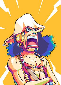 One Piece Usopp Anime van King Raden