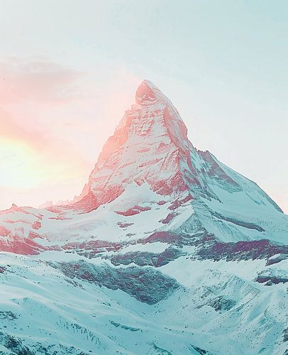 Les Alpes dans une robe rayonnante