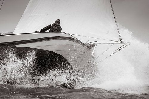 Skûtsje de Striidber op IJsselmeer