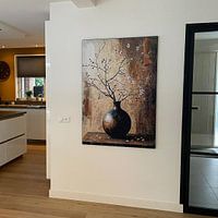 Klantfoto: Japanse bloesemkunst in Goud ii van Studio BB, als ArtFrame