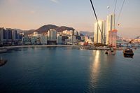 Hoch über Busan - Blick aus der Songdo-Seilbahn