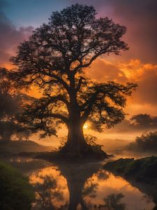 L'arbre qui relie le ciel et la terre