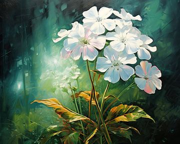 Phlox Schilderij van I ❤ Bloemen