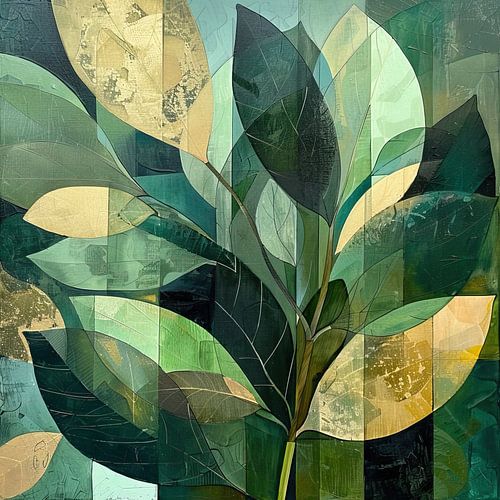 Boho Art 1739 | Pflanzen und Blätter