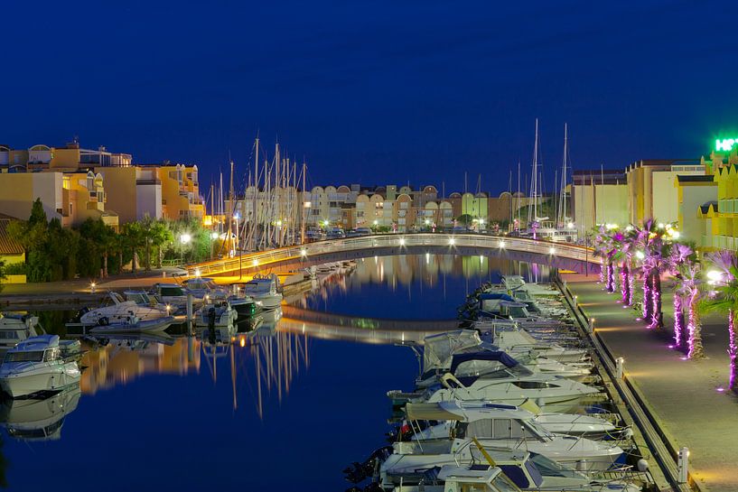 The marina of Gruissan by Photo Art Thomas Klee