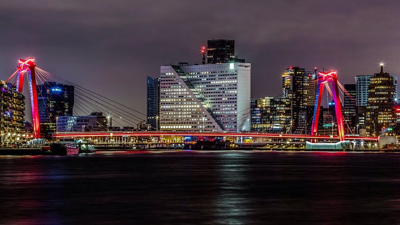 Willemsbrug Rotterdam par Rene de Nooijer