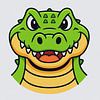 Cooler Cartoon-Alligator von Jose Lok