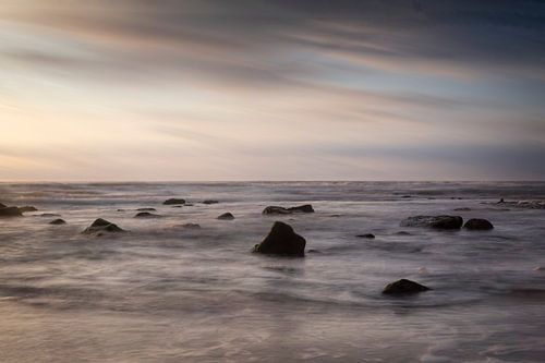 paysage marin le long de la côte néerlandaise