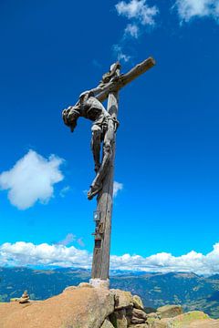 Croix du sommet sur le Raschötz