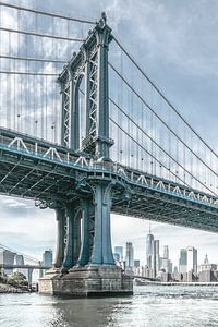 NewYorker Skyline mit der Manhattan Bridge