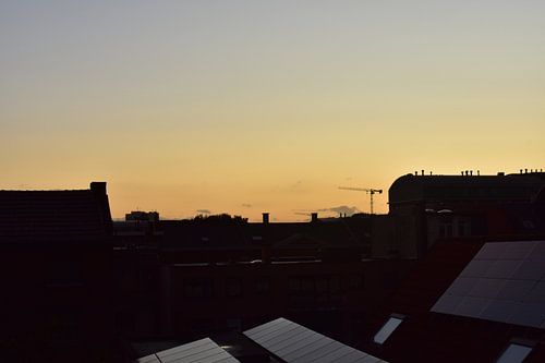 Stiller Sonnenuntergang