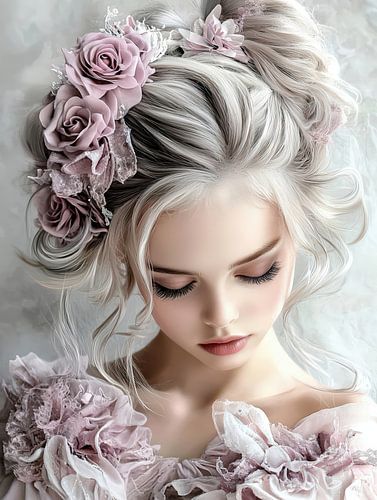 Verborgen gedachten in rozenbloesem