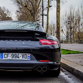 Porsche in Parijs van Kas Den Elzen