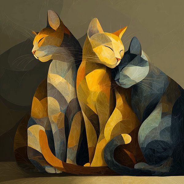 Cuddly Cat Friends by Karina Brouwer