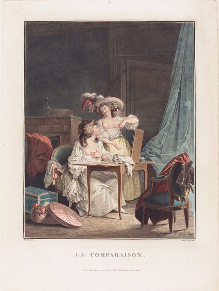 Der Vergleich, Jean-François Janinet, 1786 von Atelier Liesjes