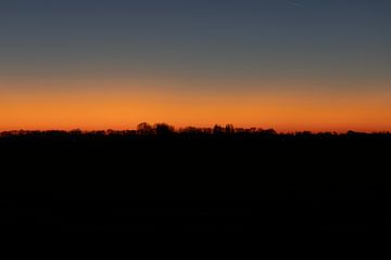 Zonsondergang Cadzand van Jeanet Francke