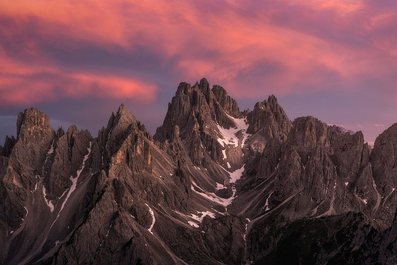 Dolomites Italy Sunset by Vincent Fennis
