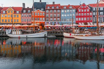 Copenhague - Les maisons colorées de Nyhavn (0136) sur Reezyard
