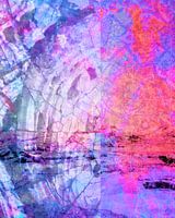 Bold Lilac | Abstract lila & roze - grafische