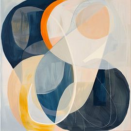 Moderne Geometrie - Abstrakte Kunst von Poster Art Shop