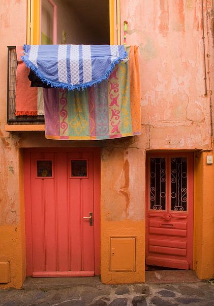 Kleuren in Collioure, Frankrijk. von Rens Kromhout