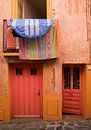 Kleuren in Collioure, Frankrijk. von Rens Kromhout Miniaturansicht