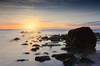 Sonnenuntergang hinter einem Wellenbrecher in der Nordsee von gaps photography Miniaturansicht