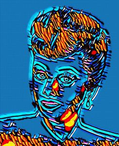 Lucille Ball en graffiti sur Jose Lok