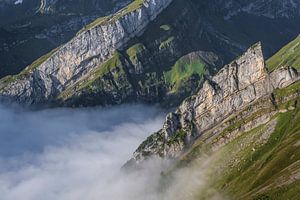 Crête du Schäfler dans la région d'Appenzell, Suisse