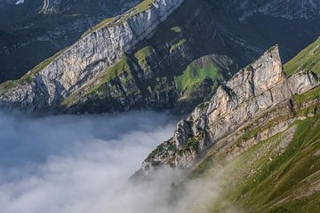 Crête du Schäfler dans la région d'Appenzell, Suisse sur Sidney van den Boogaard