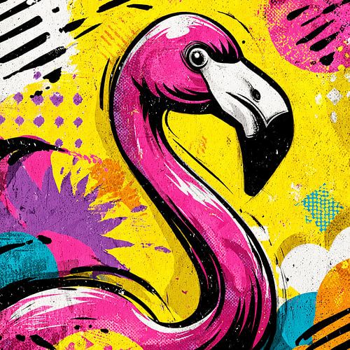 Pop Art flamingo no. 2