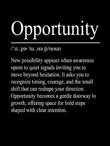 Opportunity Definition – Schwarz