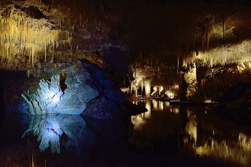 Overzicht van Lake Cave