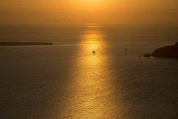 Sailing in the golden light