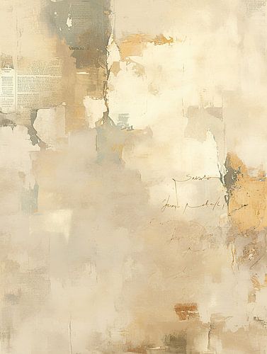 Beige abstrait | Beige abstrait Art